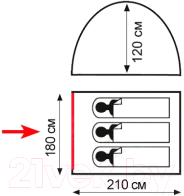 Палатка Totem Summer 3 V2 / TTT-028