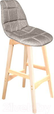 Стул барный Sheffilton SHT-ST29-C/S65 (пепельный/прозрачный лак) - фото