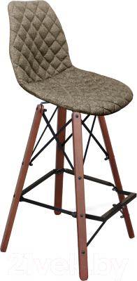 Стул барный Sheffilton SHT-ST29-C12/S80 (коричневый сахар/темный орех/черный муар) - фото