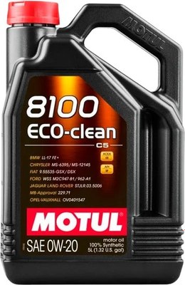 Моторное масло Motul 8100 Eco-clean 0W20 / 108862 - фото