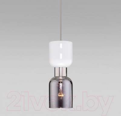 Потолочный светильник Евросвет 50118/1 (никель) - фото