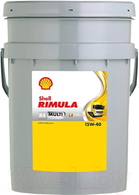Моторное масло Shell Rimula R4 Multi 15W40 (20л) - фото