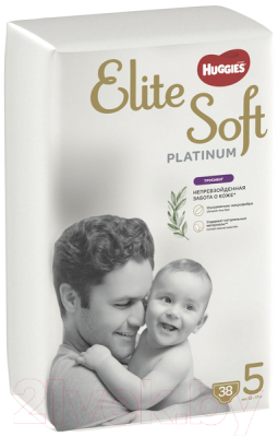 Подгузники-трусики детские Huggies Elite Soft Platinum Mega 5