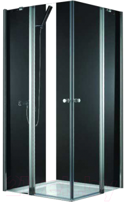 Душевой уголок Cezares ELENA-W-AH-2-120/100-C-Cr - фото