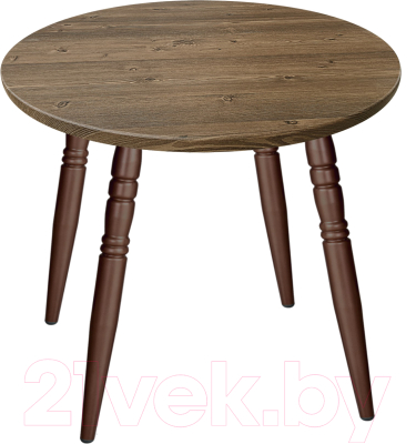 Обеденный стол Sheffilton SHT-TU15/70 МДФ (медный металлик/орех светлый) - фото