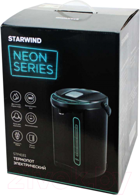 Термопот StarWind STP4181 (темно-серый/бирюзовый)