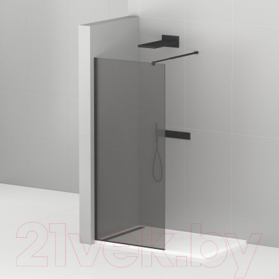 Душевая стенка Cezares LIBERTA-L-1-90-GR-NERO