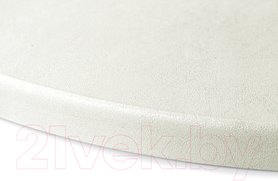 Обеденный стол Sheffilton SHT-TU14/120-80 МДФ овальный (черный муар/бетон крем)