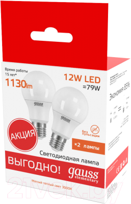 Набор ламп Gauss 23212P