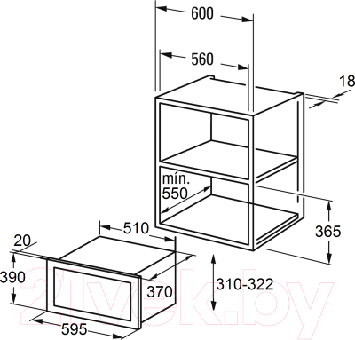 Микроволновая печь Cata MW BI2505DCG BK RU