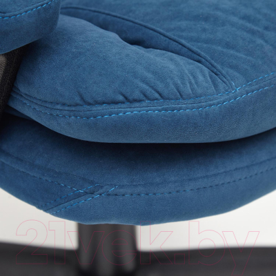 Кресло офисное Tetchair Comfort LT флок (синий)