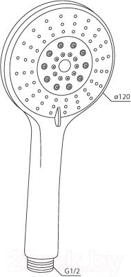 Лейка ручного душа Damixa Palace One 914100200