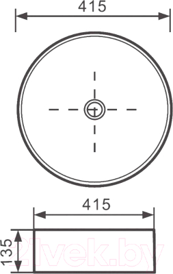 Умывальник Invena Keto CE-14-001-C