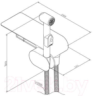 Гигиенический душ AM.PM F0202600