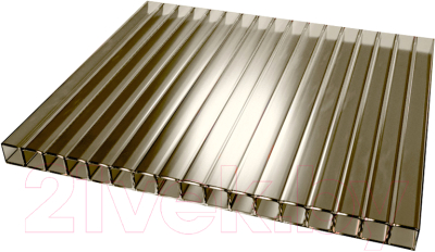 Сотовый поликарбонат TitanPlast 1050x1000x6 - фото