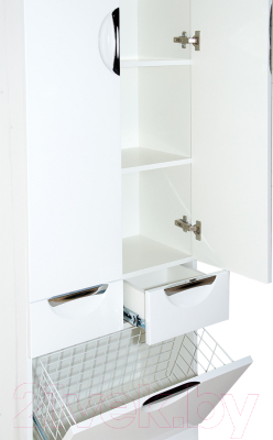 Шкаф-пенал для ванной Misty Жасмин 60 / П-Жас05060-011К2Я