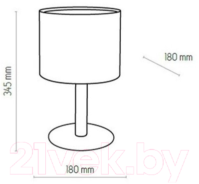 Прикроватная лампа TK Lighting Deva Graphite 5219