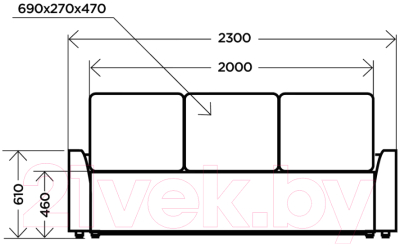 Диван Комфорт-S Марсель