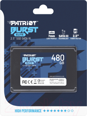 SSD диск Patriot Burst Elite 480GB (PBE480GS25SSDR)