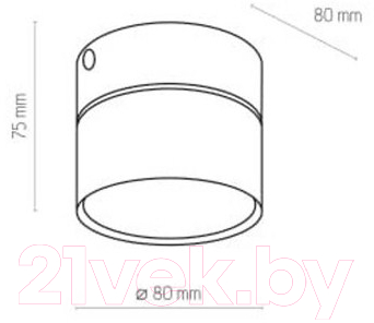 Точечный светильник TK Lighting Space Black 3398