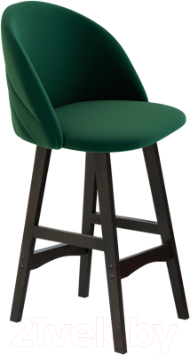 Стул барный Sheffilton SHT-ST35-2/S65-1 (лиственно-зеленый/венге) - фото