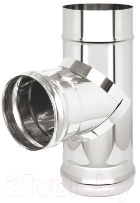 Тройник для дымохода Везувий 0.8мм 90x д.115 - фото