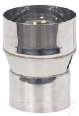 Переходник для дымохода Везувий 0.8мм д.115х120 L-100 - фото
