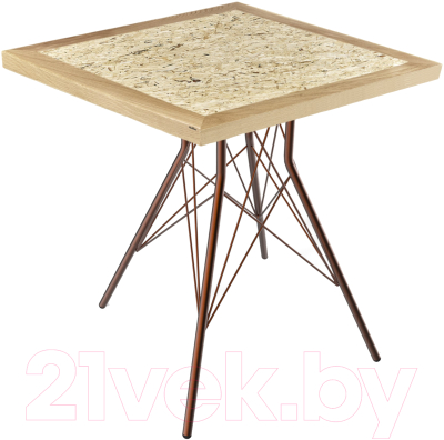 Обеденный стол Sheffilton SHT-TU2-1/70/70 Дуб/OSB - фото