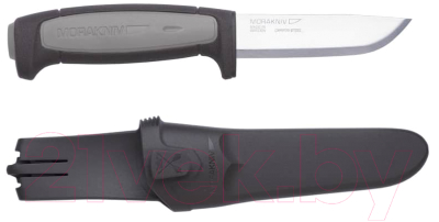 Нож туристический Morakniv Robust / 12249 (серый/черный) - фото