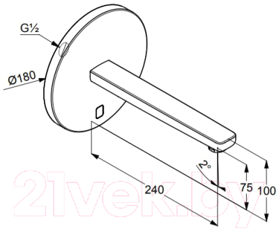 Смеситель Kludi Zenta 3840305