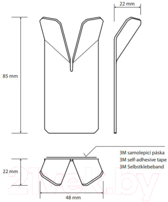 Крючок для ванной Bemeta Niva 101106035