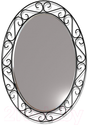 Зеркало Sheffilton Грация 629 / 743344 (черный) - фото