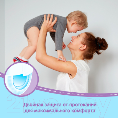Подгузники-трусики детские Huggies Conv 3 Boy