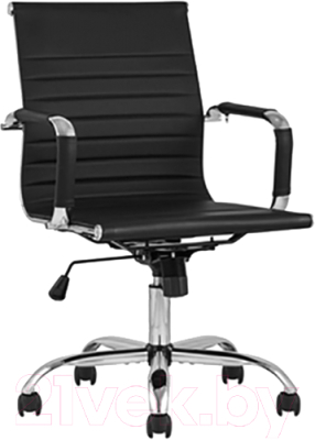 Кресло офисное TopChairs City S D-101 (черный) - фото