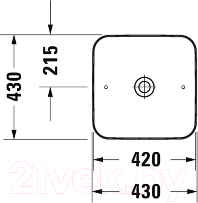 Умывальник Duravit Cape Cod (2340430000)