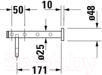Полка для полотенца Duravit D-Code 99251000