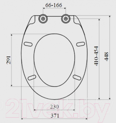 Сиденье для унитаза Slovarm Livia 672045Т
