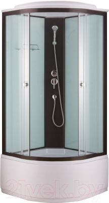 Душевая кабина Niagara NG-6709-14 100x100x215 (прозрачное стекло/черный)