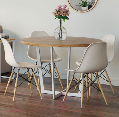 Обеденный стол Loftyhome Мальборк 4 mb050405