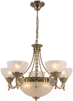 Люстра Aitin-Pro STD1622A/5+3 (бронза) - фото