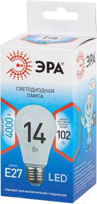 Лампа ЭРА LED A60-17W-840-E27 QX / Б0048355