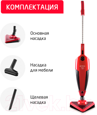 Вертикальный пылесос Arnica Tria Pro / ET13310 (красный)