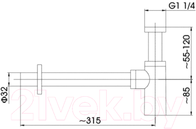 Сифон Armatura 600-003-81