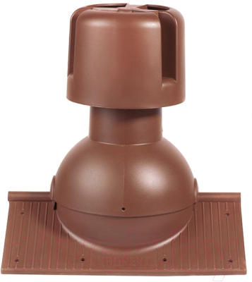 Аэратор коньковый Krovent Pipe-Cone для любого типа кровли RAL 8017 - фото