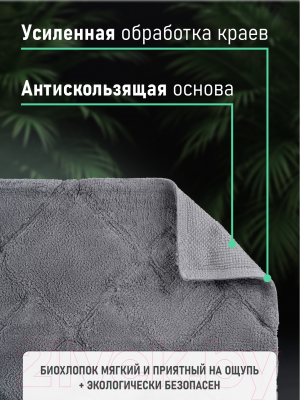 Коврик для ванной FORA FOR-STN60-100BL