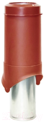 Выход вентиляционный на крышу Krovent Pipe-VT IS 150/изол./500 RAL 3009 - фото
