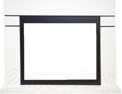 Портал для камина Смолком Lindos MB/JUP/SYM26 (бьянко белый) - фото