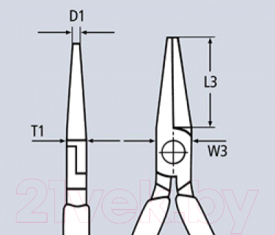 Круглогубцы Knipex 3036160