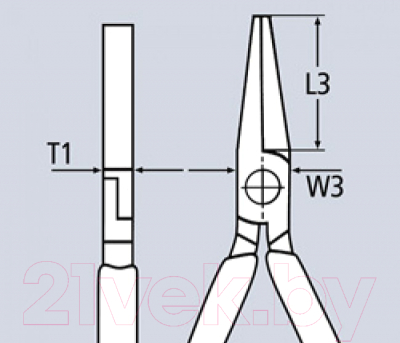 Круглогубцы Knipex 2206160