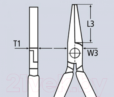 Плоскогубцы Knipex 0106190